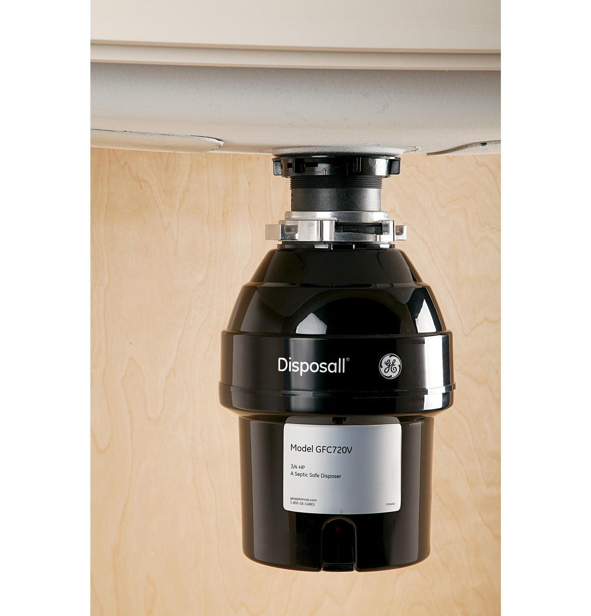 GE DISPOSALL® 3/4 HP Continuous Feed Garbage Disposer - Non-Corded