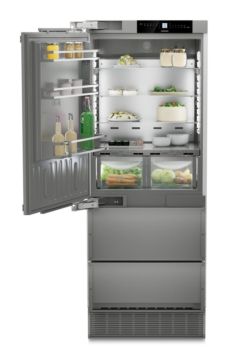 Fully Integrated Bottom Freezer Refrigerator with BioFresh