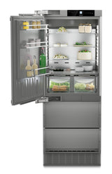 Fully Integrated Bottom Freezer Refrigerator with BioFresh