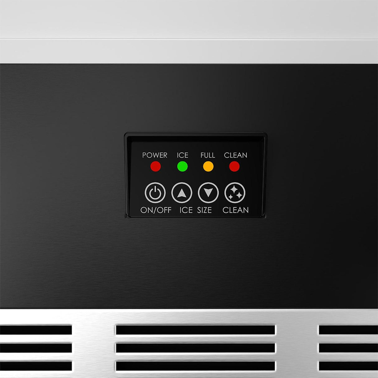 15 Inch Undercounter Built-in/freestanding Ice Maker In Stainless Steel/black  Gordon Ramsay Series