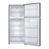 Verona VEFTF2817RBK 28 inch Top Freezer Refrigerator with 17.6 cu. ft. Total Capacity, Reversible Doors, Recessed Handle, Energy Star (Black)