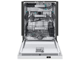 38 dBA Bespoke Smart Dishwasher with 3rd Rack Washing System in White Glass