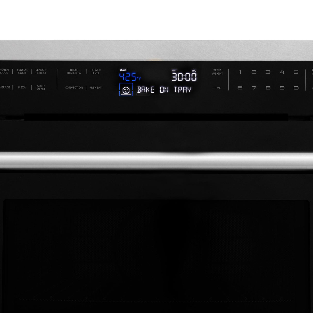 ZLINE 24 in. Built-in Convection Microwave Oven in Stainless Steel with Speed and Sensor Cooking (MWO-24) [Color: DuraSnow]