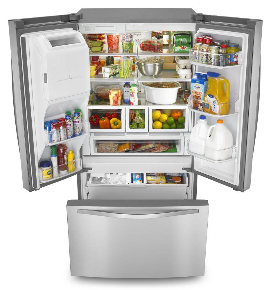 36-inch Wide French Door Bottom Freezer Refrigerator with Dual Icemakers - 27 cu. ft.
