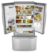 36-inch Wide French Door Bottom Freezer Refrigerator with Dual Icemakers - 27 cu. ft.