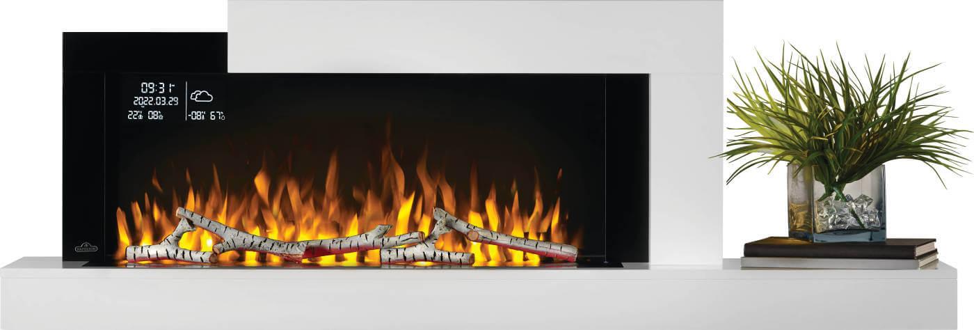 Stylus? Cara Elite Connected Wall Hanging Electric Fireplace