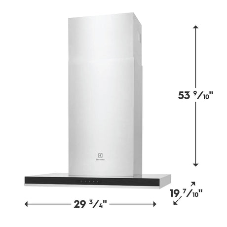 30" Wall-Mount T Shape Hood