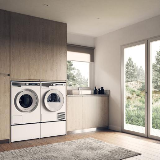 Pull-out drawer for laundry