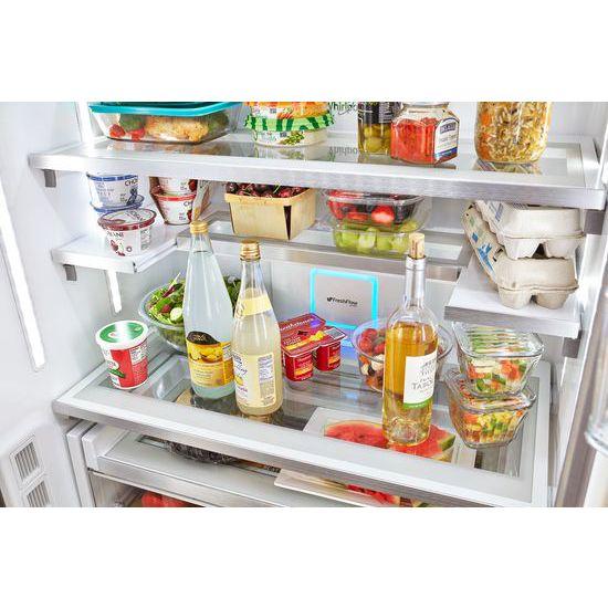 Whirlpool® 36-inch Wide Counter Depth French Door-within-Door Refrigerator - 24 cu. ft. - Black Stainless
