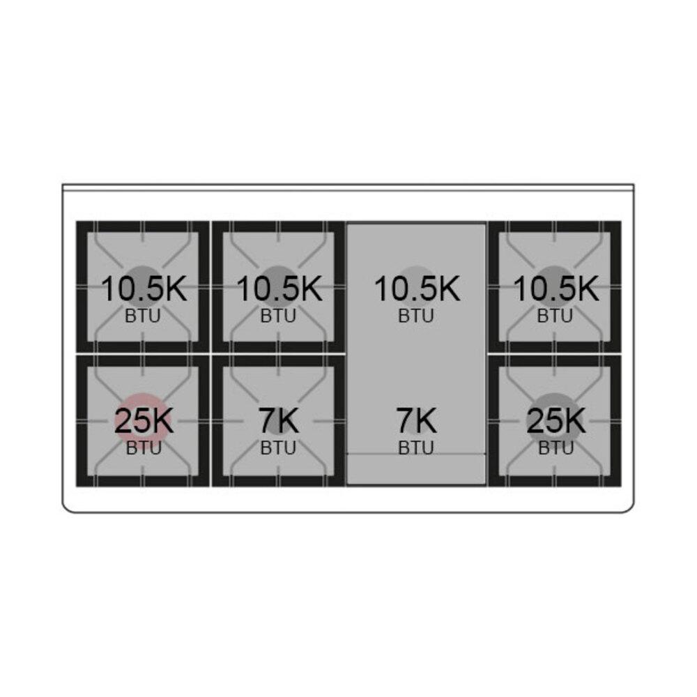 ILVE UN48FNMPBUB Nostalgie II Noblesse 48 inch Dual Fuel Range (8 Sealed Burners + Griddle, Natural Gas, Triple Glass Door, Burgundy, Burnished)