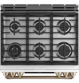 Café™ 30" Smart Slide-In, Front-Control, Dual-Fuel Range with Warming Drawer