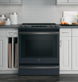 GE® 30" Slide-In Electric Convection Range