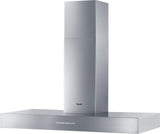 DA 5428 W Puristic Arca Stainless steel - Wall ventilation hood with energy-efficient LED lighting and backlit controls for easy use.