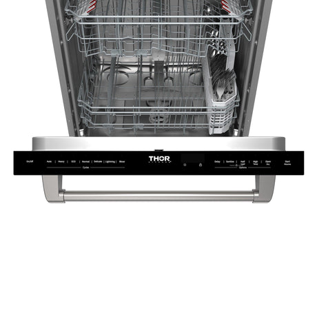 24-inch Built-in Dishwasher With Open Dry and 7 Cycle In Stainless Steel