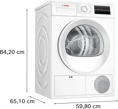 300 Series Compact Condensation Dryer White