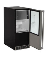 15" Clear Ice Machine - Solid Stainless Steel Door - Right Hinge