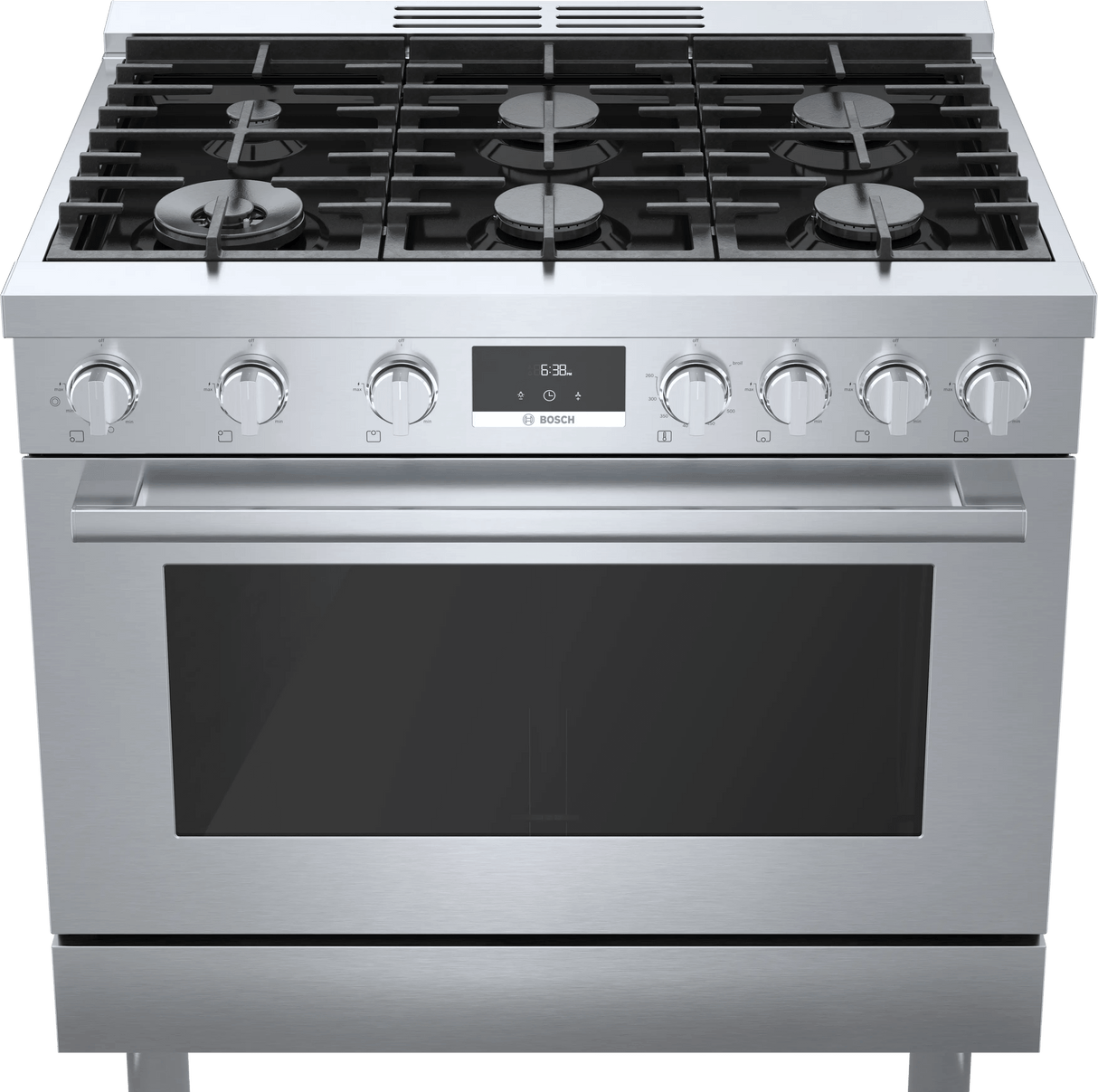 800 Series Gas Freestanding Range 36" Stainless Steel