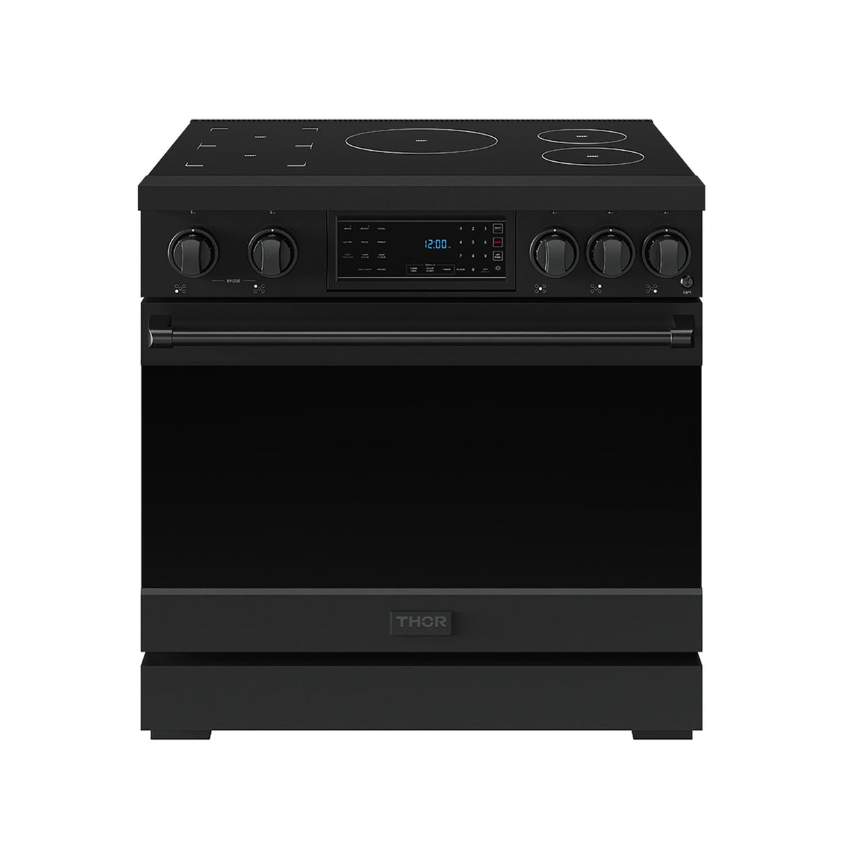 36 Inch Professional Induction Range With Tilt Panel Touch Control In Black  Gordon Ramsay Series