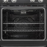 Forno Vomero 30-Inch Double Wall Oven, Black, 10 cu.ft Total Capacity, 7100W Convection, Mechanical Controls, Manuel Steam Clean