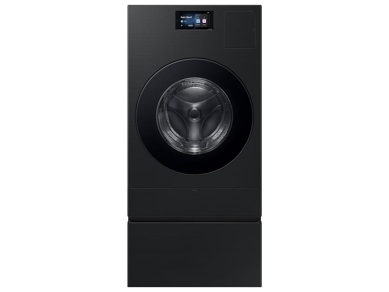 Bespoke AI Laundry Combo™ Pedestal with Storage Drawer in Brushed Black