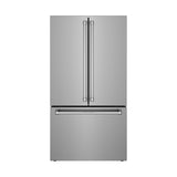 36 Inch Counter Depth Freestanding French Door Refrigerator With Internal Water and Ice