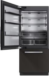 KFMC 3642 L Compatible with furniture fronts - MasterCool™ fridge-freezer MasterFresh Pro  AirClean System  IceMaker  Water dispenser  ColdSteel