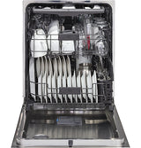 GE® Stainless Steel Interior Dishwasher with Hidden Controls