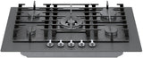 Benchmark® Gas Cooktop 30'' Tempered glass, Dark silver