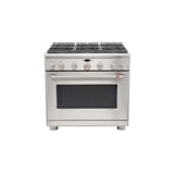 Café™ 36" All-Gas Commercial-Style Range with 6 Burners (Natural Gas)