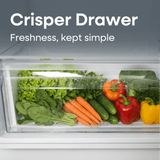 Element 21.3 in. 7.4 cu. ft. Compact Top Freezer Refrigerator - Stainless Steel
