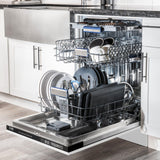 ZLINE 24" Tallac Series 3rd Rack Dishwasher with Traditional Handle, 51dBa (DWV-24) [Color: White Matte]