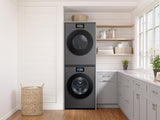 5.3 cu. ft. Bespoke AI Ultra Capacity Front Load Washer with AI Home and AI OptiWash+ in Dark Steel