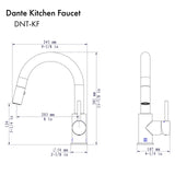 ZLINE Dante Kitchen Faucet in Matte Black (DNT-KF-MB)