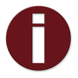 ILVE Parts S/091/16/52 Burgundy Color Sample