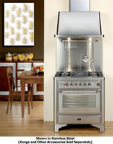 36 Inch Matte Graphite Wall Mount Convertible Range Hood