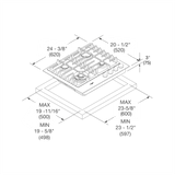 24" GAS COOKTOP
