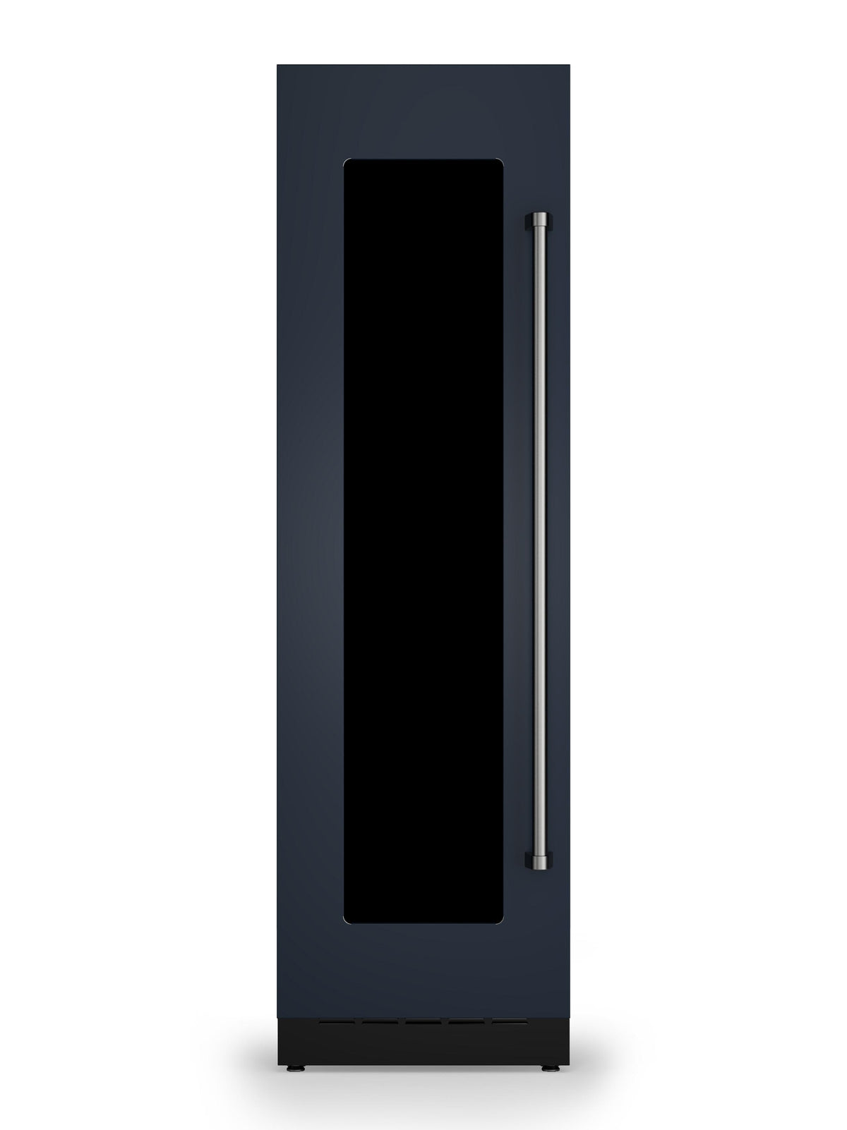 24"W. Integrated Wine Cellar Door Panel - Slate Blue Left Hinge