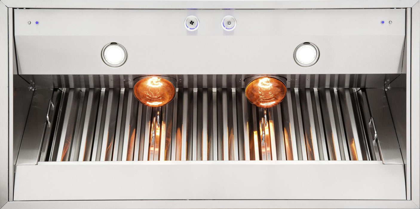 48" Wide 18" High Built-In Custom Ventilator for Wall Hood - VBCV
