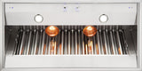 48" Wide 18" High Built-In Custom Ventilator for Wall Hood - VBCV