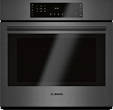 800 Series Single Wall Oven 30" Black Stainless Steel