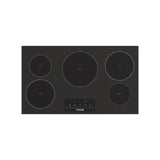 36 Inch 5-element Induction Cooktop In Black With Touch Controls