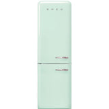 Approx 24" 50'S Style refrigerator with automatic freezer, Pastel green, Left hand hinge