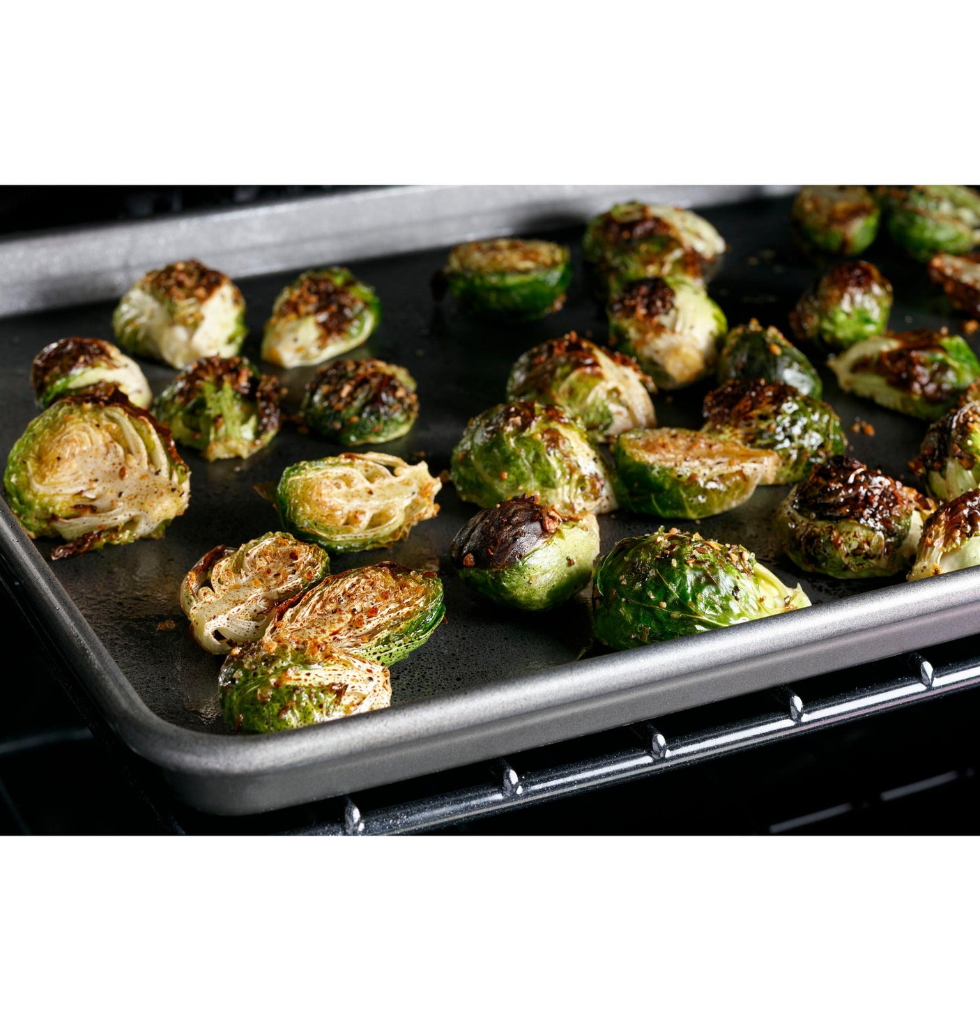 Café 30" Smart Slide-In, Front-Control, Dual-Fuel, Double-Oven Range with Convection