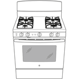 GE® 30" Free-Standing Gas Range