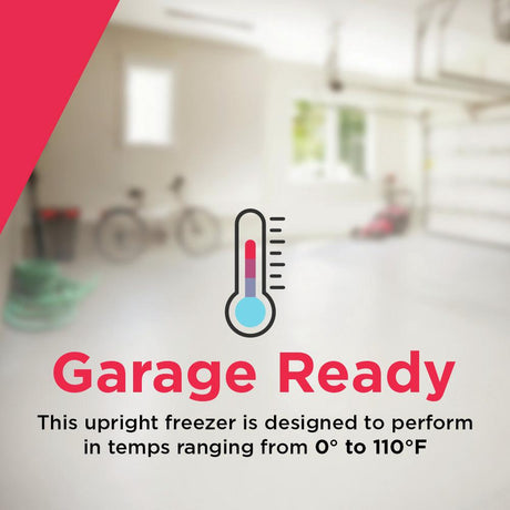 7 Cu. Ft. Garage Ready Upright Freezer