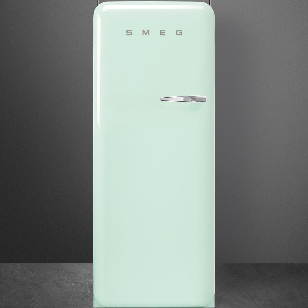 Approx 24" 50'S Style Refrigerator with ice compartment, Pastel green, Left hand hinge