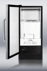 15" wide built-in undercounter NSF-listed icemaker with automatic defrost