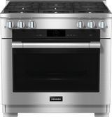 HR 1934-3 G DF Clean Touch Steel - 36" Range Dual Fuel model with M Touch controls