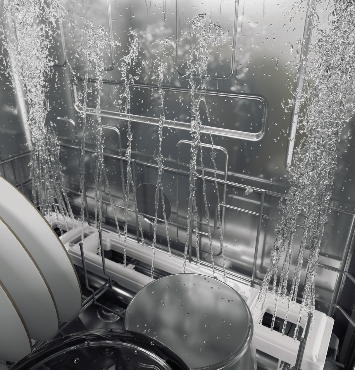 Café™ ENERGY STAR® Smart Stainless Steel Interior Dishwasher with Sanitize and Ultra Wash & Dual Convection Ultra Dry