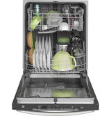 GE® Top Control with Stainless Steel Interior Door Dishwasher with Sanitize Cycle & Dry Boost